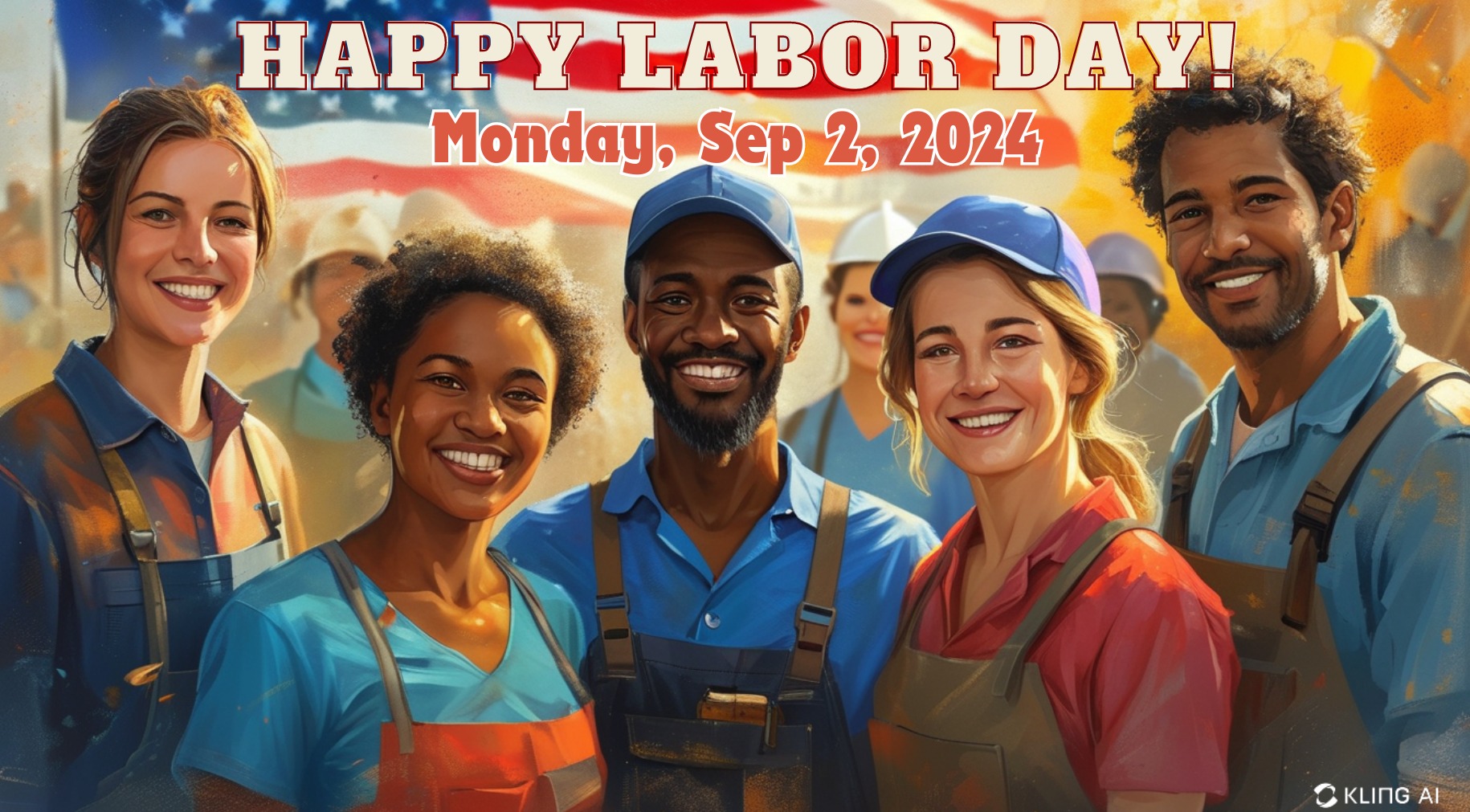 Labor Day 2024 KlingAI image