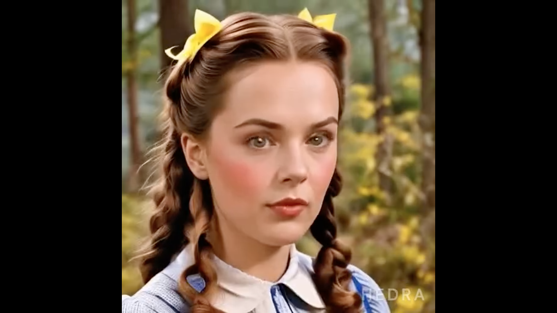 close up image of black woman in yellow dress